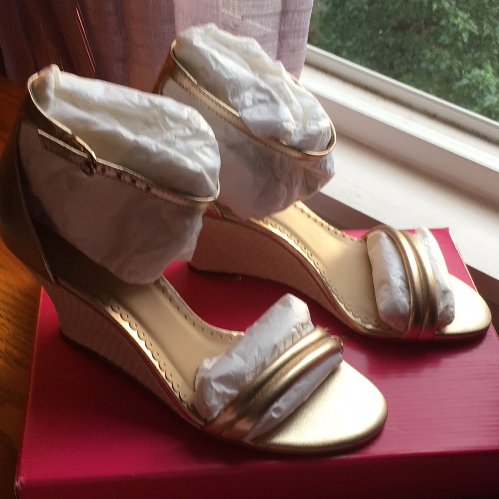 Lilly Pulitzer Jenna Wedge Sz 9